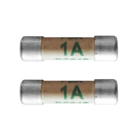 CORElectric 1A Fuse (Dia)5mm, Pack of 2