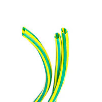 CORElectric Green & yellow 3mm Cable sleeving, 25m, 1 pieces