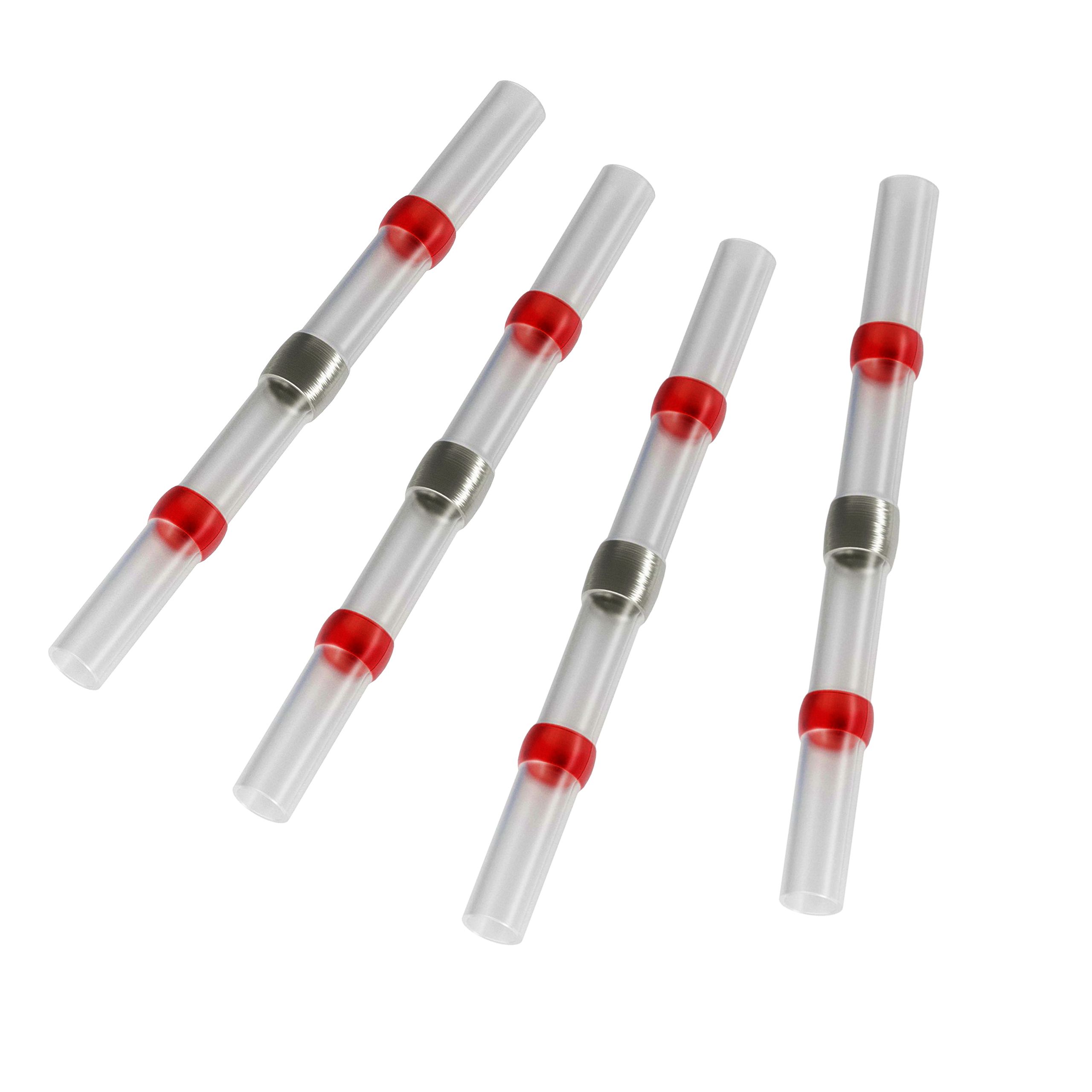 CORElectric Red 10A Solder seal connector 0.25mm² - 0.34mm², Pack of 20