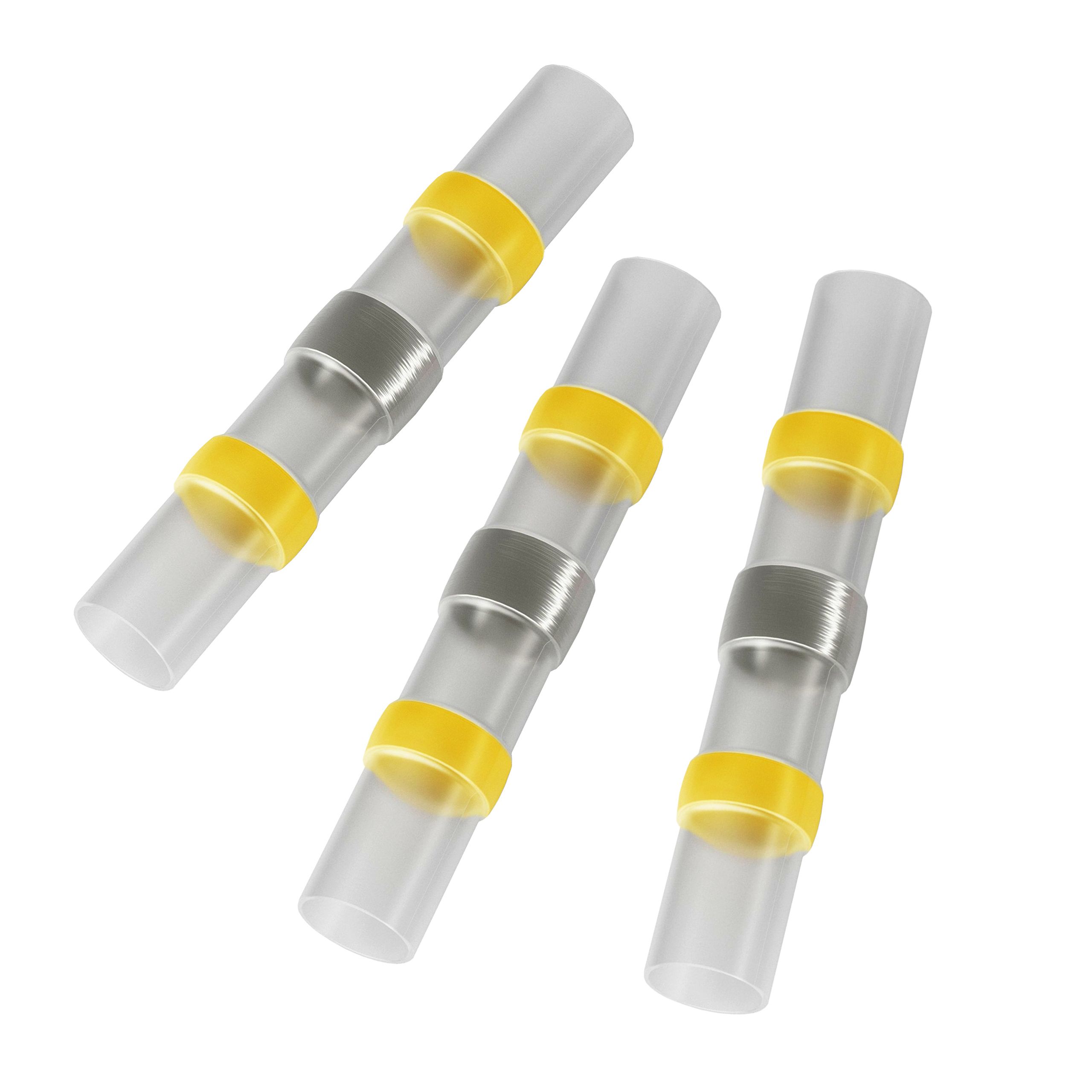 CORElectric Yellow 24A 2 port Solder seal connector 4.00mm² - 6.00mm², Pack of 20 Price Comparisons | Compare The Build