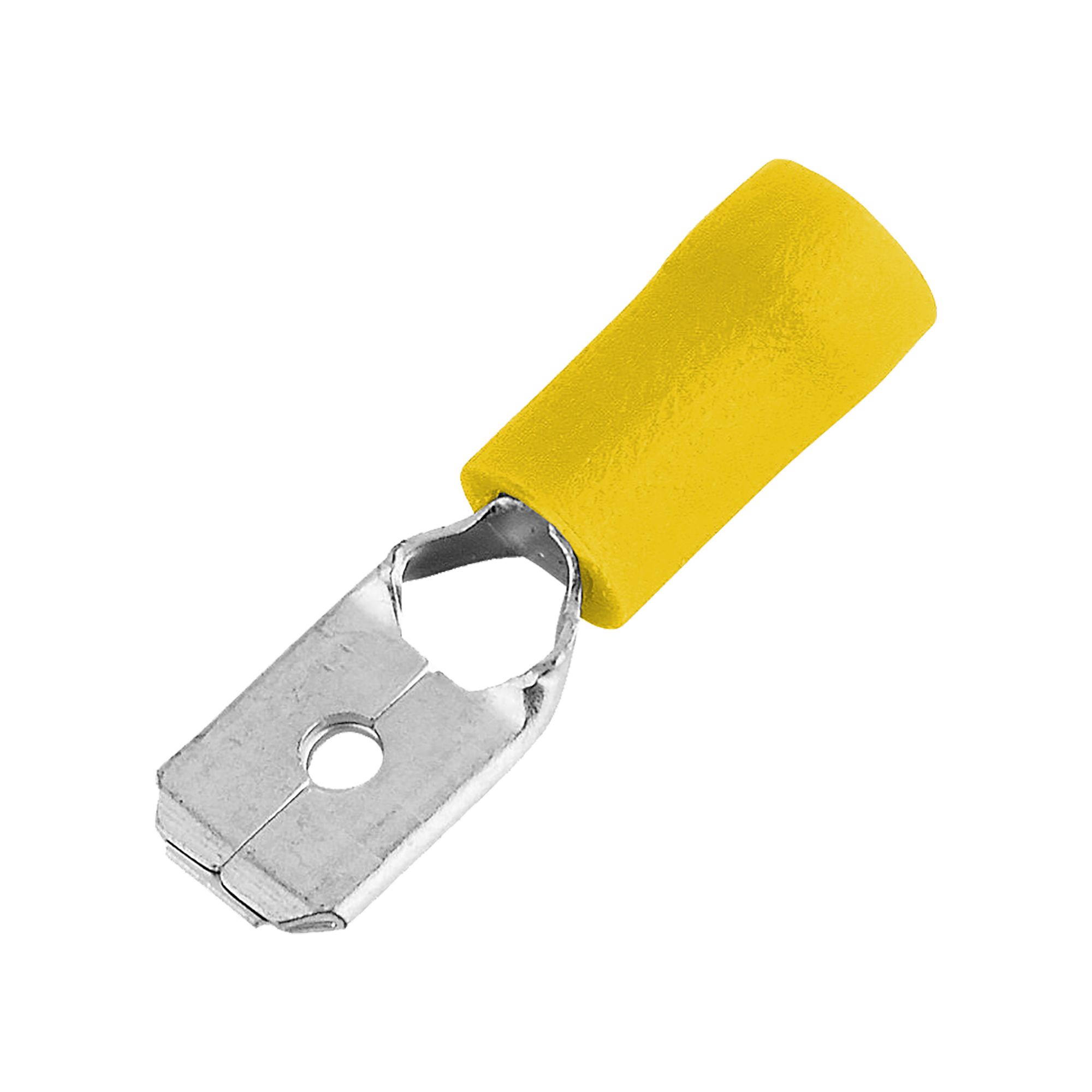 CORElectric Yellow Metal & plastic 4 Female Crimp, Pack of 10