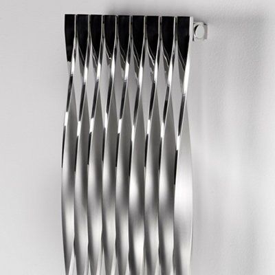 Corkscrew Vertical Radiator, (W)310mm x (H)2000mm