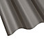 Corolite Bronze effect Polycarbonate Corrugated roofing sheet (L)1.8m (W)848mm (T)0.8mm of 10