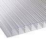 Corotherm Clear Polycarbonate Multiwall roofing sheet (L)2.5m (W)980mm (T)25mm of 5