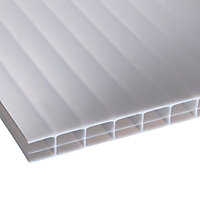 Corotherm Opal effect Polycarbonate Multiwall roofing sheet (L)2.5m (W)980mm (T)16mm of 5