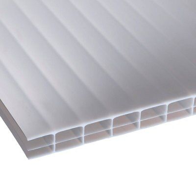 Corotherm Opal effect Polycarbonate Multiwall roofing sheet (L)3m (W)700mm (T)16mm of 5