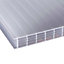 Corotherm Opal effect Polycarbonate Multiwall roofing sheet (L)4m (W)980mm (T)25mm