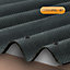 Corrapol Button Black Bitumen & steel Roofing screw (L)50mm, Pack of 100