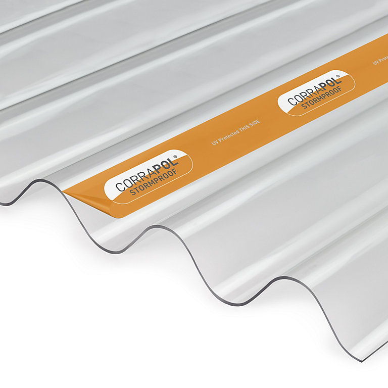 Corrapol Clear Polycarbonate Corrugated, What Are Corrugated Roofing Sheets