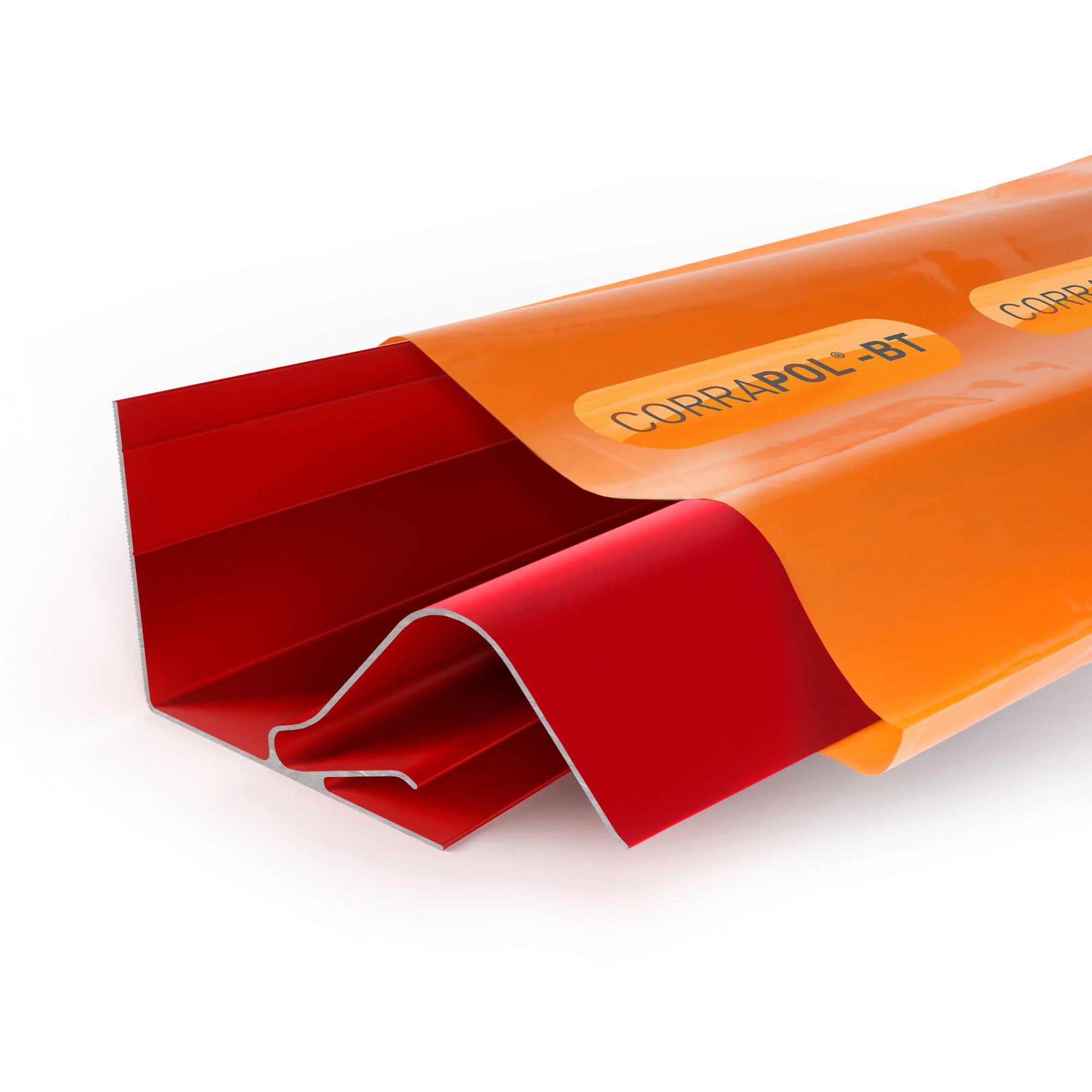 Corrapol Wall Red Side flashing (L)3m (W)13cm