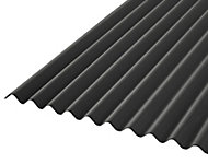 Corrubit Black Bitumen Corrugated Roofing sheet (L)2m (W)930mm (T)2.2mm