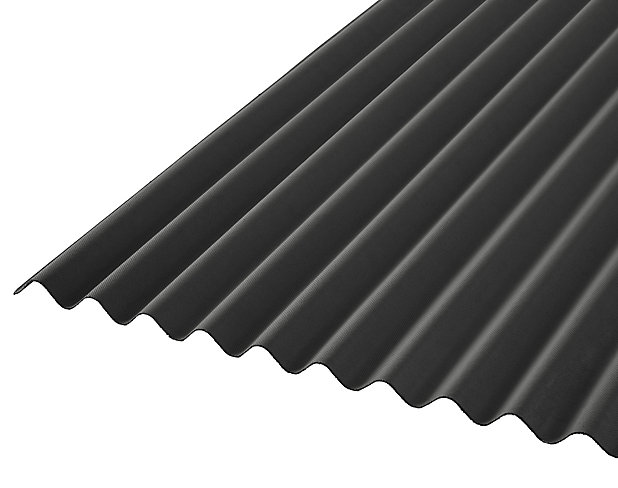 Black Bitumen Corrugated Roofing Sheet, Shed Roof Corrugated Plastic Sheet