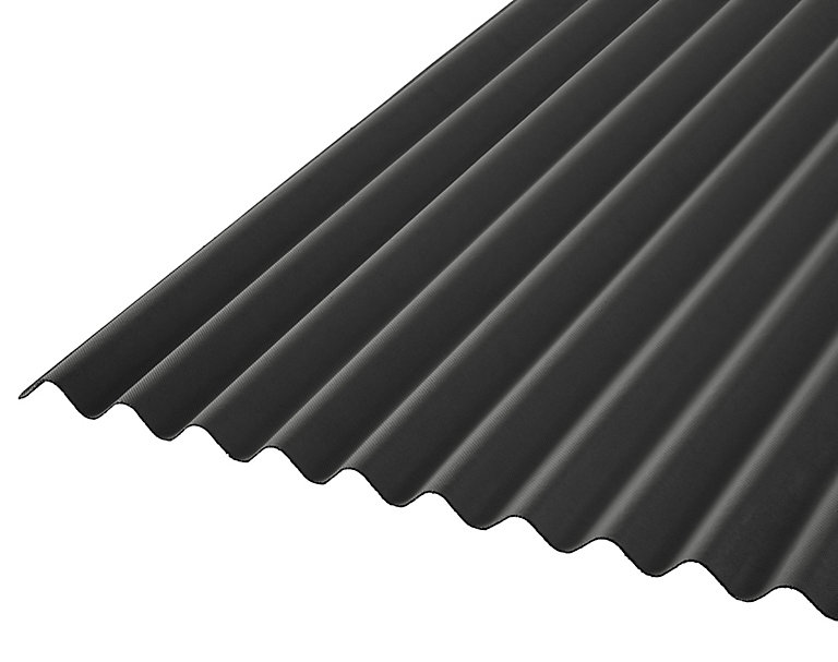 Corrubit Black Bitumen Corrugated, How Many Corrugated Roof Sheets Do I Need