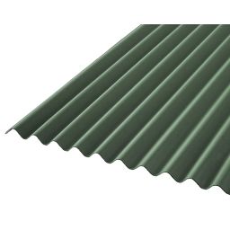 Corrubit Green Bitumen Corrugated Roofing sheet (L)2m (W)930mm (T)2.2mm