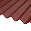 Corrubit Red Bitumen Corrugated Roofing sheet (L)2m (W)930mm (T)2.2mm