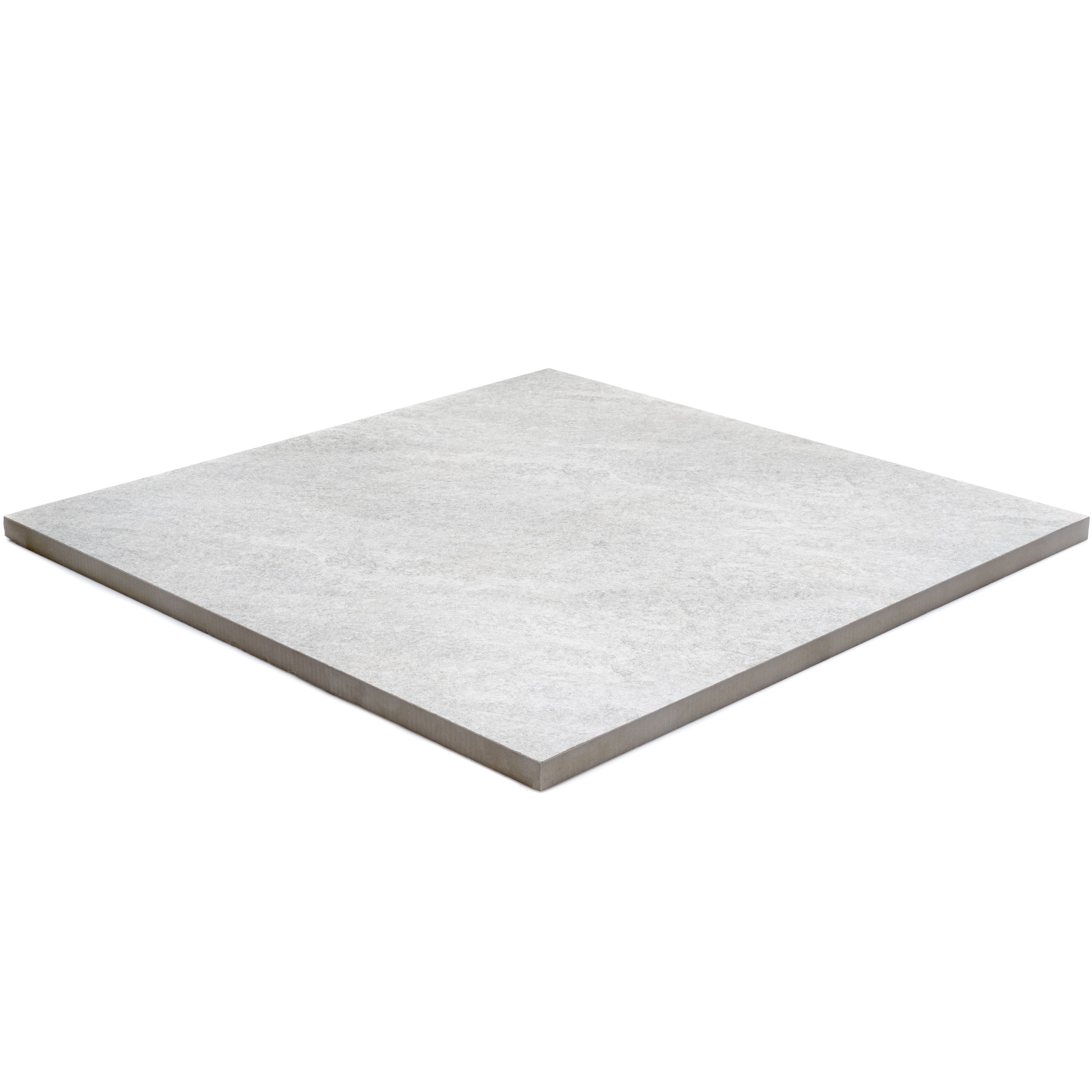 Cosmic Light grey Matt Stone effect Porcelain Outdoor Floor Tile - 3