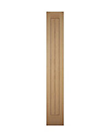 Cottage Oak veneer Internal Door, (H)1981mm (W)305mm (T)35mm