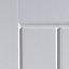 Cottage Primed White Woodgrain effect LH & RH Internal Door, (H)1981mm (W)610mm