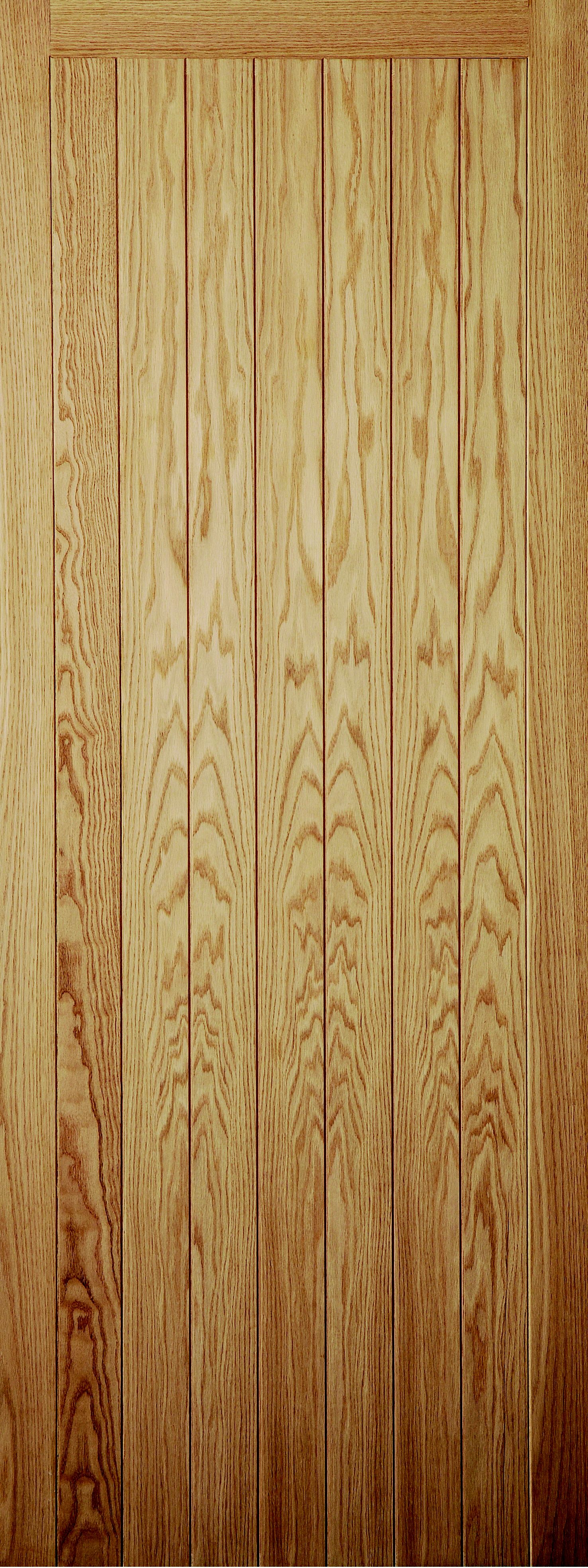 Cottage Unglazed Oak veneer Internal Door, (H)1981mm (W)610mm (T)35mm