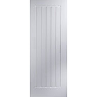 Cottage White Woodgrain effect Internal Panel Door, (H)2032mm (W)813mm (T)35mm