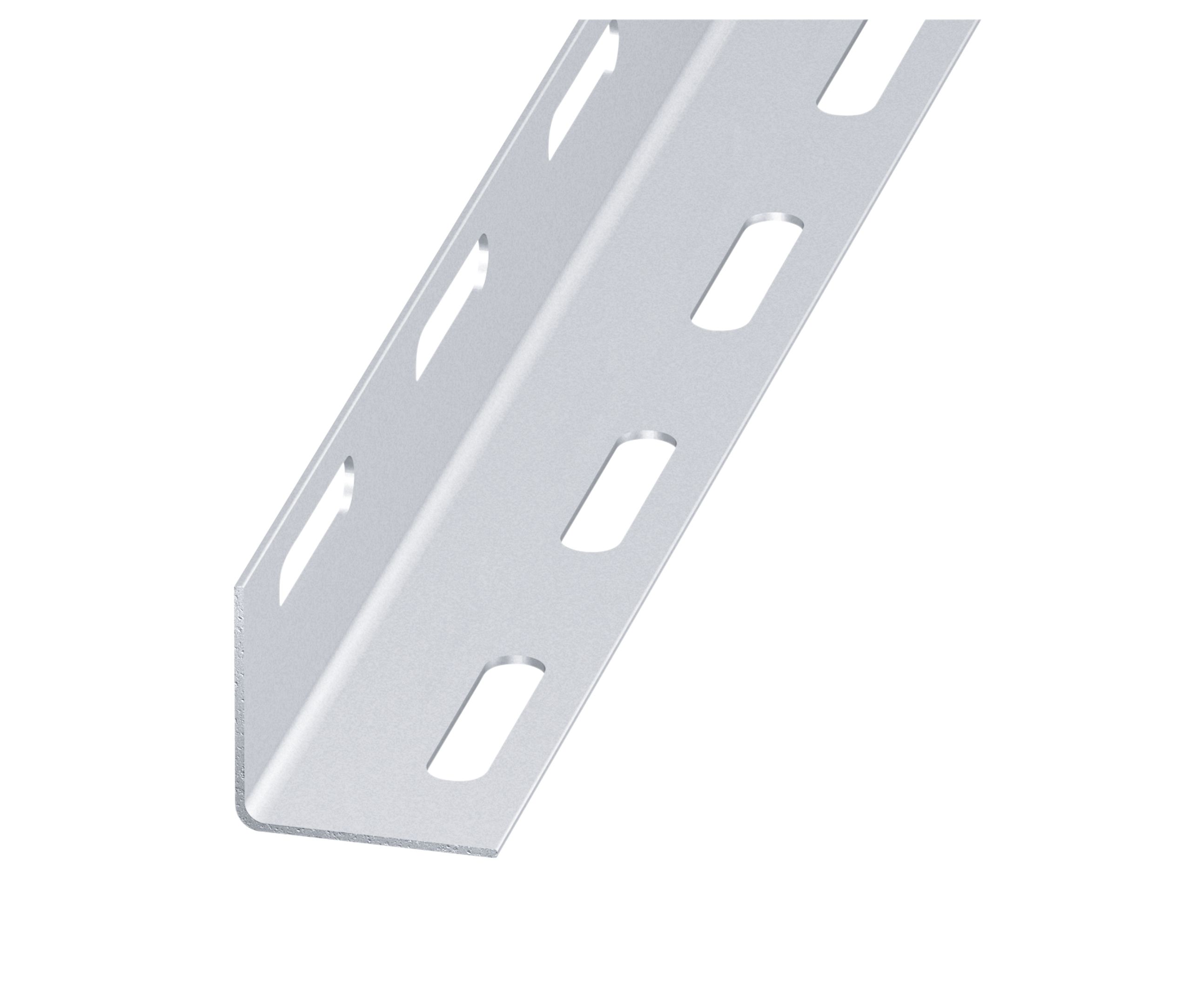 CQFD Grey Steel Equal L-shaped Angle profile, (L)2m (W)20mm (D)20mm (T)1mm