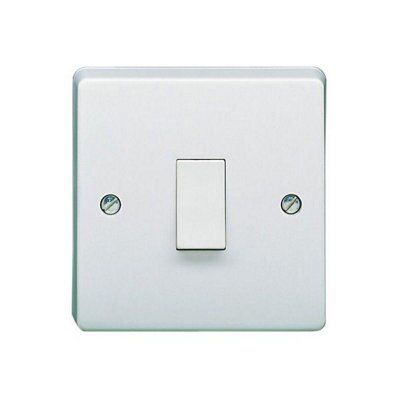 Crabtree 20A Rocker Raised Control switch White