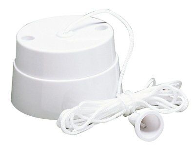 Crabtree 2141BQ 6A 2 way White Pull cord switch