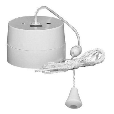Crabtree 2163BQ 16A 1 way White Pull cord switch