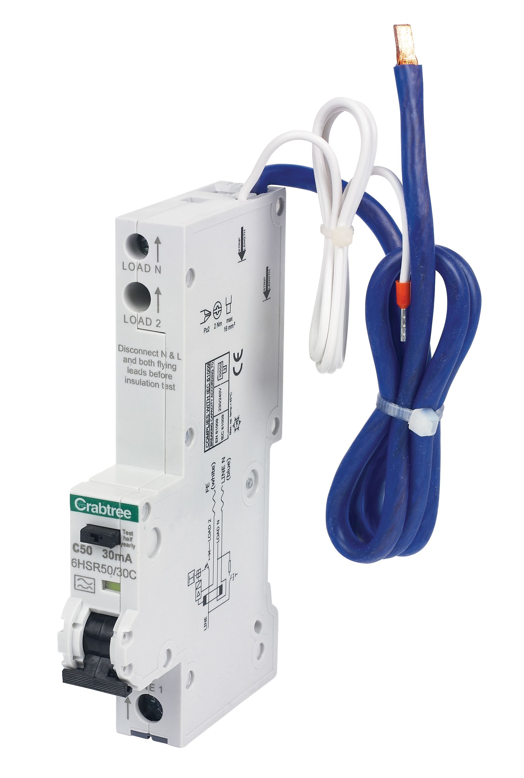 Crabtree 50A RCBO