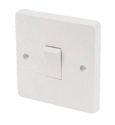 Crabtree White 1 way Switch