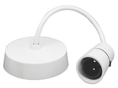 Crabtree White B22 Pendant set (L)0.15m