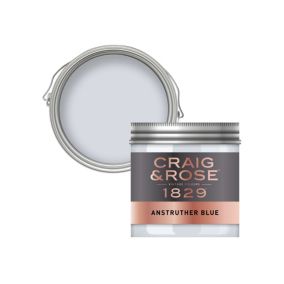 Craig & Rose 1829 Anstruther Blue Chalky Emulsion paint, 50ml