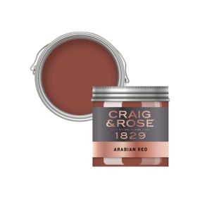Craig & Rose 1829 Arabian Red Chalky Emulsion paint, 50ml Tester pot