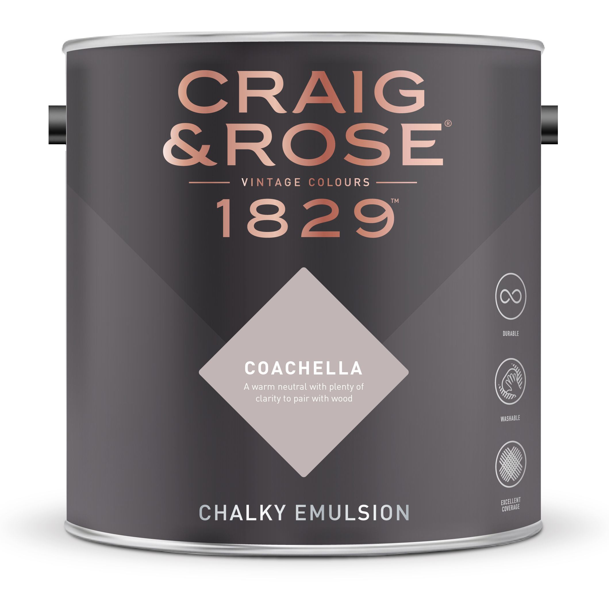 Craig & Rose 1829 Coachella Chalky Emulsion paint, 2.5L
