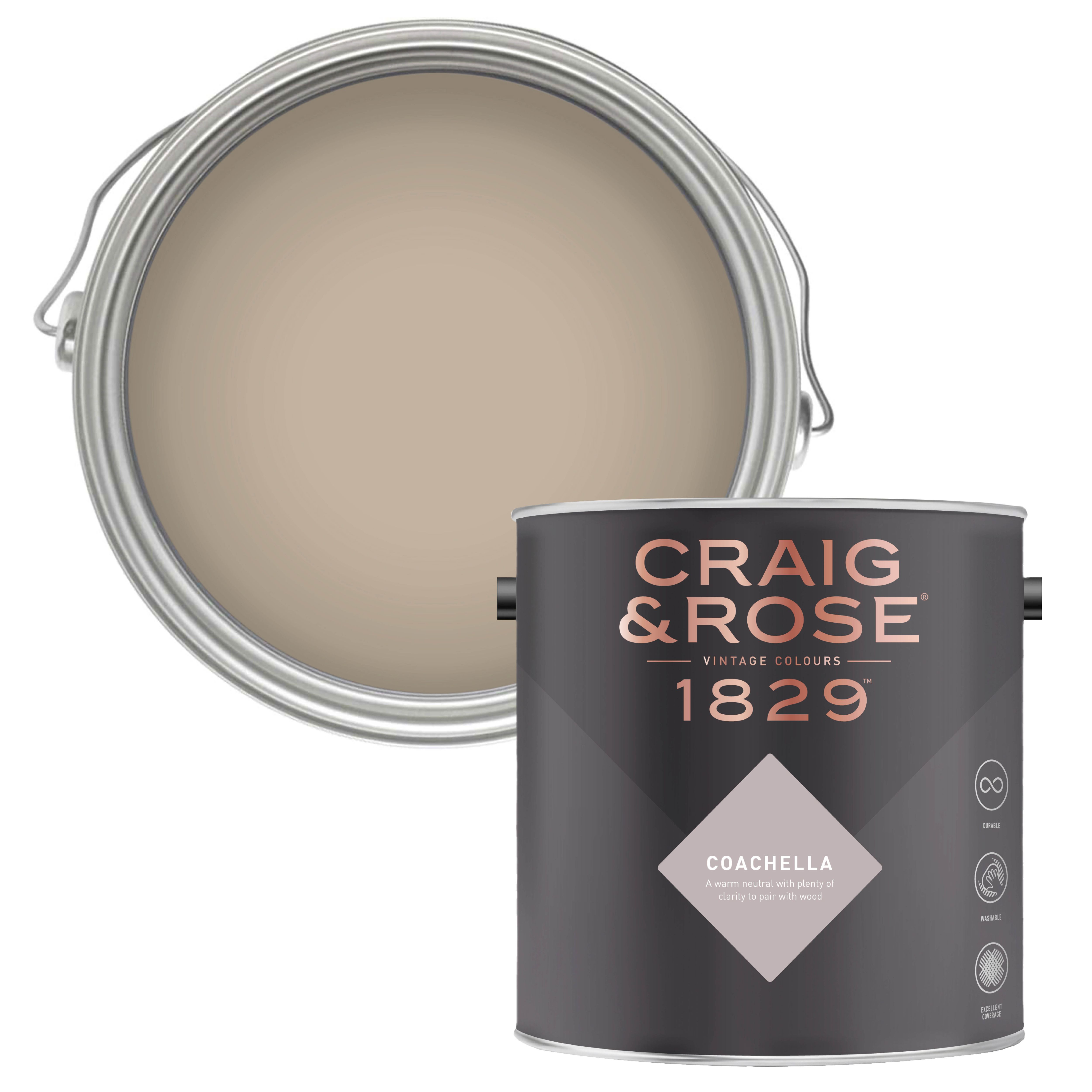 Craig & Rose 1829 Coachella Chalky Emulsion paint, 2.5L