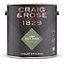 Craig & Rose 1829 Deep Adam Green Chalky Emulsion paint, 2.5L
