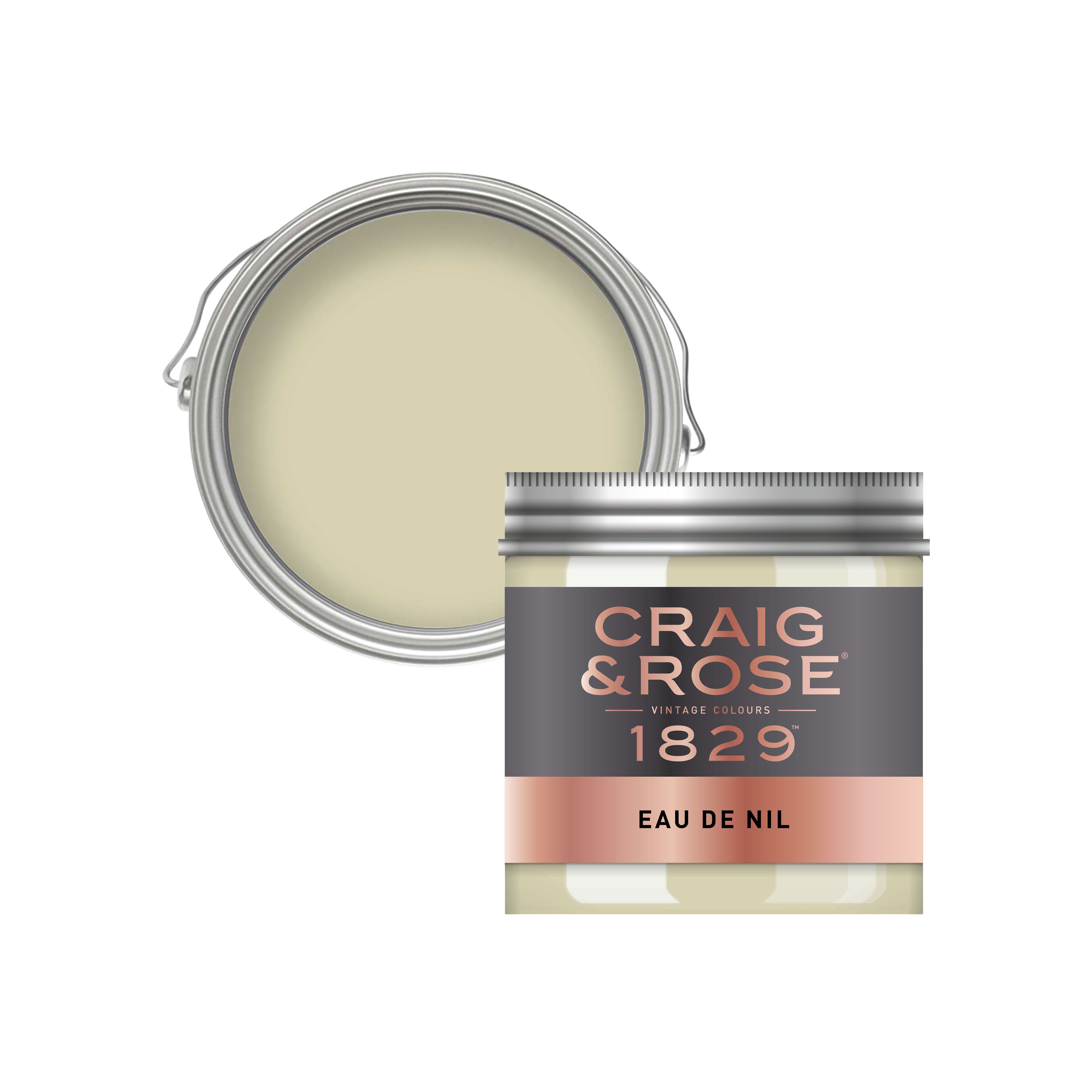 Craig & Rose 1829 Eau de Nil Chalky Emulsion paint, 50ml