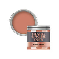 Craig & Rose 1829 Etruscan Red Chalky Emulsion paint, 50ml