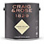 Craig & Rose 1829 Jasper Yellow Chalky Emulsion paint, 2.5L