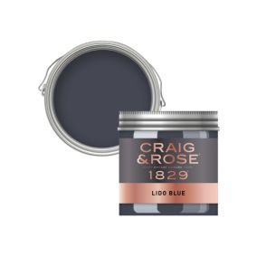 Craig & Rose 1829 Lido Blue Chalky Emulsion paint, 50ml Tester pot