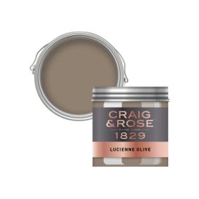 Craig & Rose 1829 Lucienne Olive Chalky Emulsion paint, 50ml Tester pot