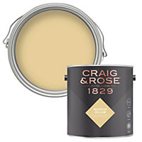 Craig & Rose 1829 Moorish Yellow  Chalky Emulsion paint, 2.5L