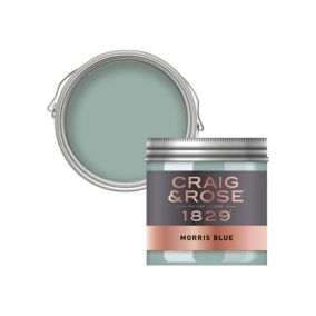 Craig & Rose 1829 Morris Blue Chalky Emulsion paint, 50ml Tester pot