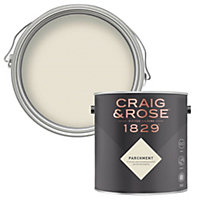Craig & Rose 1829 Parchment Chalky Emulsion paint, 2.5L