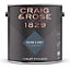 Craig & Rose 1829 Payne's Grey Chalky Emulsion paint, 2.5L