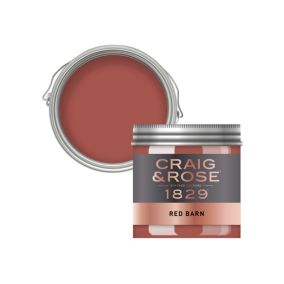 Craig & Rose 1829 Red Barn Chalky Emulsion paint, 50ml Tester pot