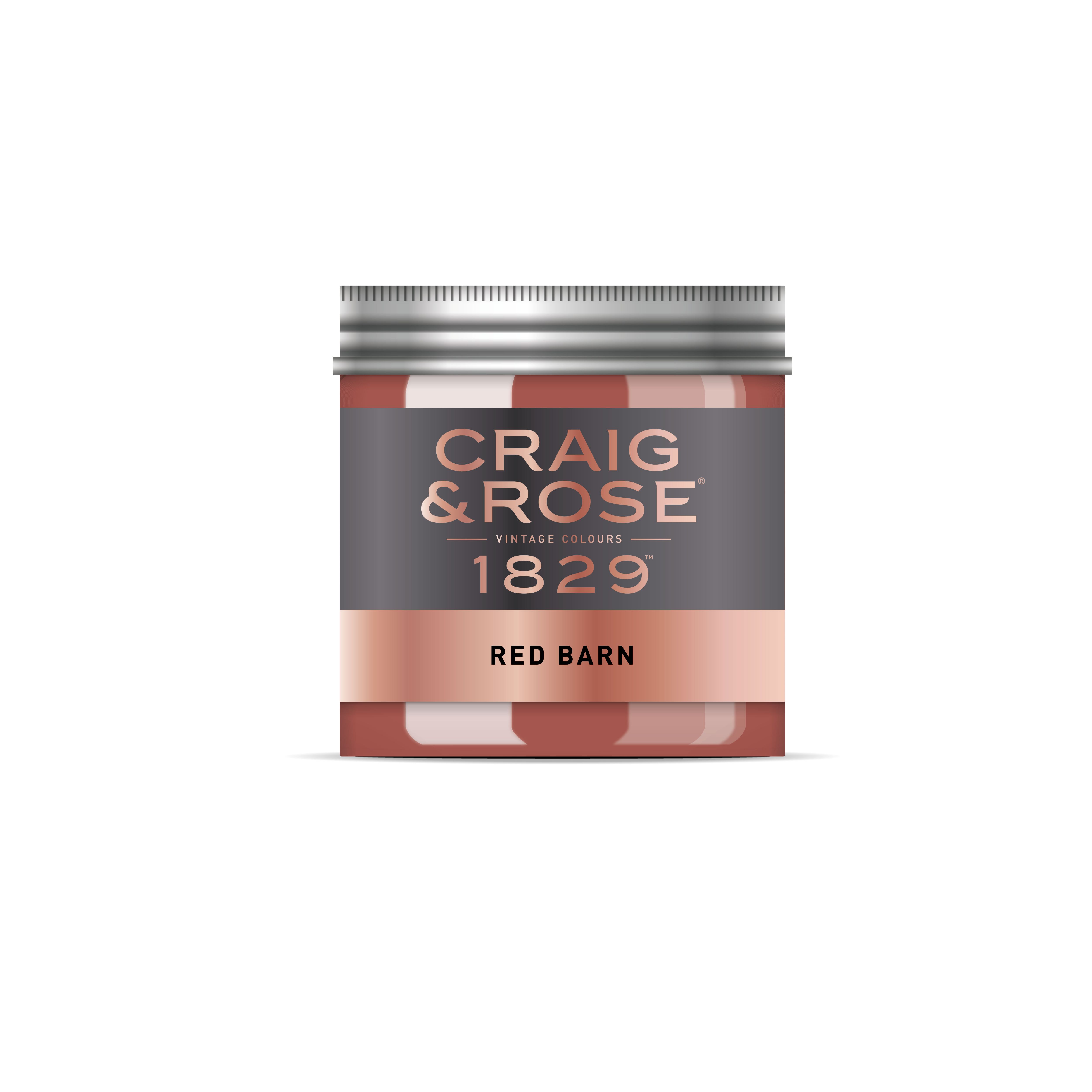 Craig & Rose 1829 Red Barn Chalky Emulsion paint, 50ml