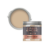 Craig & Rose 1829 Regency Cream Chalky Emulsion paint, 50ml Tester pot