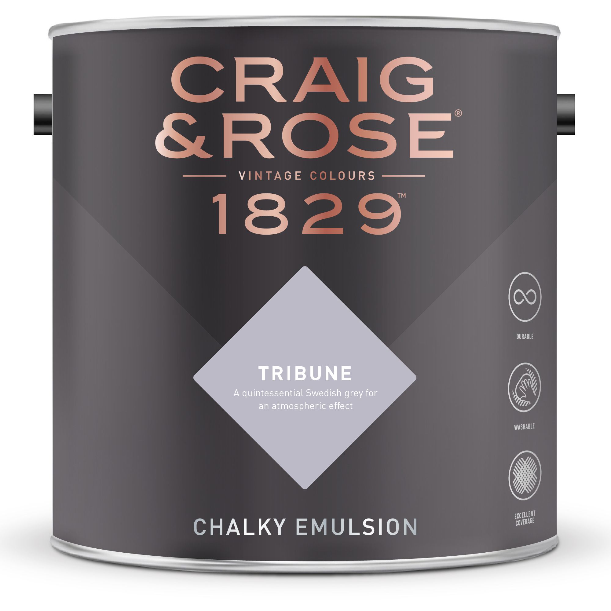 Craig & Rose 1829 Tribune  Chalky Emulsion paint, 2.5L