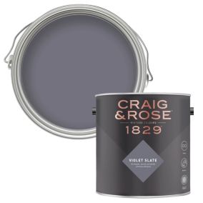 Craig & Rose 1829 Violet Slate  Chalky Emulsion paint, 2.5L